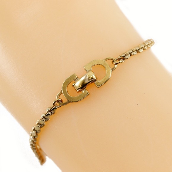 Dior CD Gold Gold Plated bracelet - Picture 1 of 7